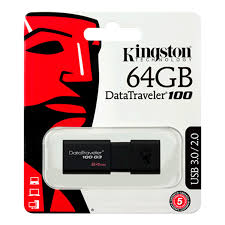  PENDRIVE 64G DATA 100 KINGSTON    