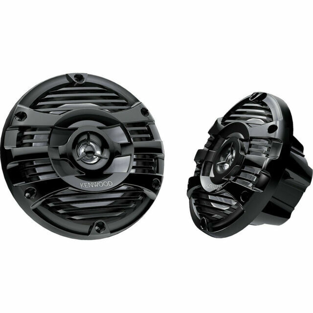  CORNETA MARINA 6.5 Pulgadas 2 VIAS 150w KENWOOD* NEGRA 50w RMS 150w 60Hz - 20kHz  