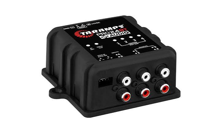 Procesador Taramps 4CH/ Bluetooth new Digital/ Ecualizador Parametrico Ecualizador Grafico/ Limiter/ Roteamiento